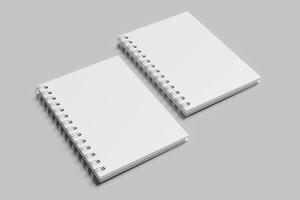 Spiral Notebook Blank Mockup photo