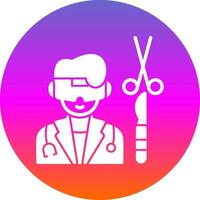 Virtual Reality Surgery Vector Icon Design