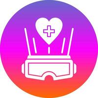 virtual realidad terapia vector icono diseño