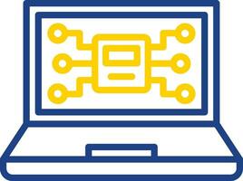 AI-Driven Mysteries Vector Icon Design