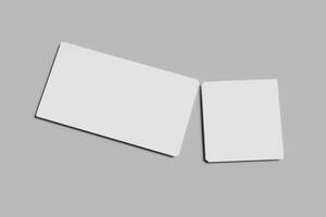 Blank Cinema Ticket Mockup photo