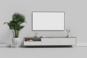 Blank Smart Tv Mockup photo