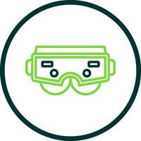 hololentes visera vector icono diseño