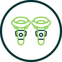 VR Controller Vector Icon Design