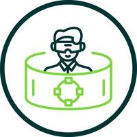 Immersive Simulation Vector Icon Design