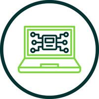 AI-Driven Mysteries Vector Icon Design