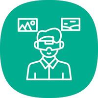 Mixed Reality Art Vector Icon Design