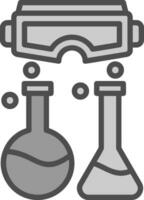 Virtual Reality Lab Vector Icon Design