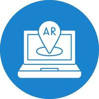 AR Navigation Vector Icon Design