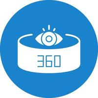 360-Degree View Vector Icon Design