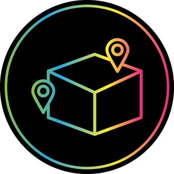Spatial Mapping Vector Icon Design