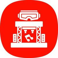 Virtual Reality Concert Vector Icon Design