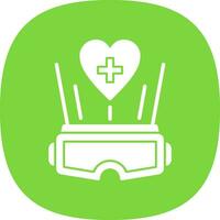 virtual realidad terapia vector icono diseño