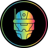 Cyberspace Helmet Vector Icon Design