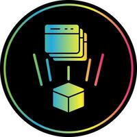 Holographic Interface Vector Icon Design