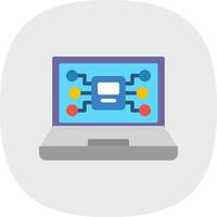 AI-Driven Mysteries Vector Icon Design