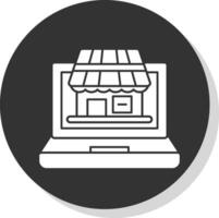 Virtual Marketplace Vector Icon Design