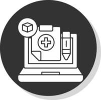 Medical Diagnosis in VR Vector Icon Design