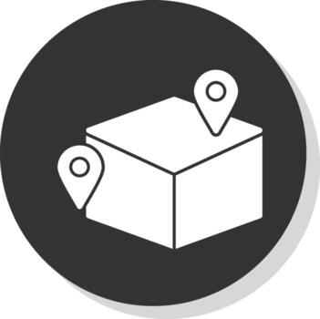 Spatial Mapping Vector Icon Design