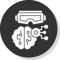 Mind-Controlled VR Vector Icon Design