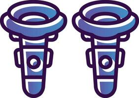 VR Controller Vector Icon Design