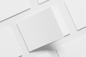 a4 paisaje horizontal revista folleto 3d representación blanco blanco Bosquejo foto