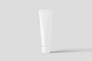 Cosmetics Packaging Bottle Jar 3D Rendering White Blank Mockup photo