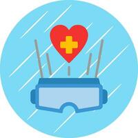 virtual realidad terapia vector icono diseño