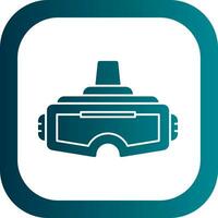 VR Headset Vector Icon Design