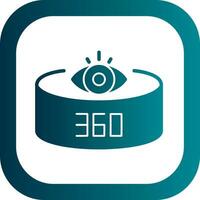 360-Degree View Vector Icon Design