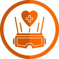 virtual realidad terapia vector icono diseño