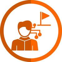 AI Tour Guide Vector Icon Design