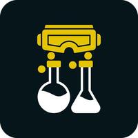 Virtual Reality Lab Vector Icon Design