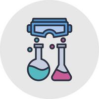 Virtual Reality Lab Vector Icon Design