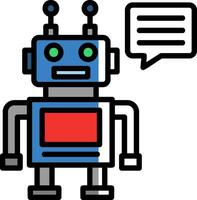 AI Companion Vector Icon Design
