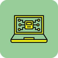 AI-Driven Mysteries Vector Icon Design