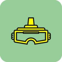 VR Headset Vector Icon Design