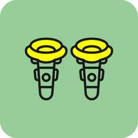 VR Controller Vector Icon Design