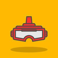 VR Headset Vector Icon Design