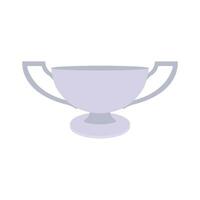 Ceramic Goblet Flat Illustration. Clean Icon Design Element on Isolated White Background vector