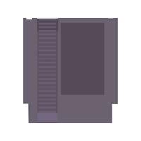 Retro Game Cartridge Flat Illustration. Clean Icon Design Element on Isolated White Background vector