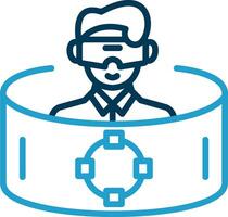 Immersive Simulation Vector Icon Design