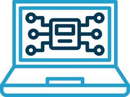 AI-Driven Mysteries Vector Icon Design