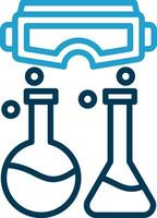 Virtual Reality Lab Vector Icon Design