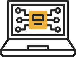 AI-Driven Mysteries Vector Icon Design