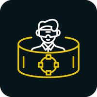 Immersive Simulation Vector Icon Design