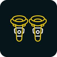 VR Controller Vector Icon Design