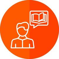 Interactive Storytelling Vector Icon Design
