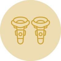 VR Controller Vector Icon Design