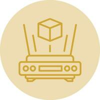 Interactive Hologram Vector Icon Design